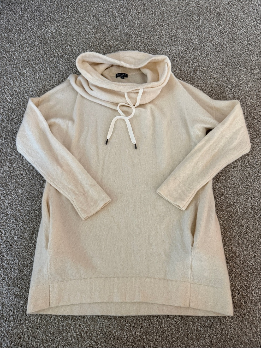 Splendid Cream Cowl Neck Pullover Sweater